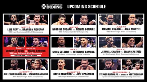 chanel boxing|boxing tv schedule.